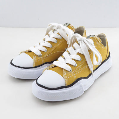 【Maison MIHARA YASUHIRO】<br>"PETERSON" OG Sole Canvas Low-top Sneaker (YELLOW) <br>A01FW702