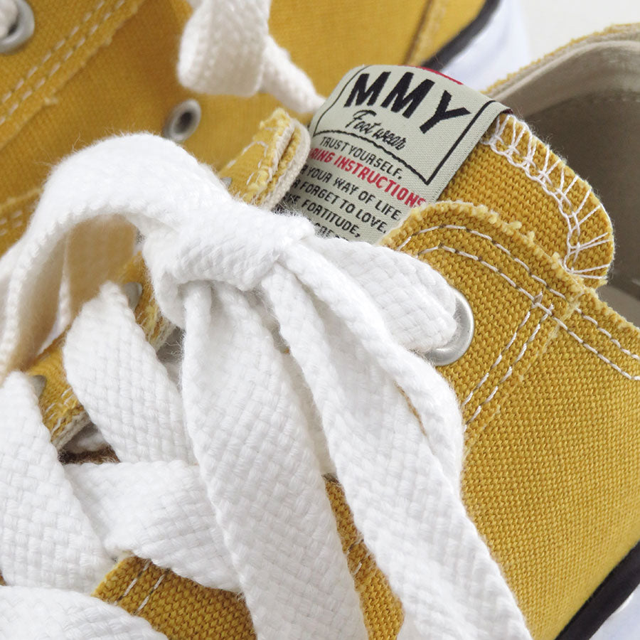 【Maison MIHARA YASUHIRO】<br>"PETERSON" OG Sole Canvas Low-top Sneaker (YELLOW) <br>A01FW702