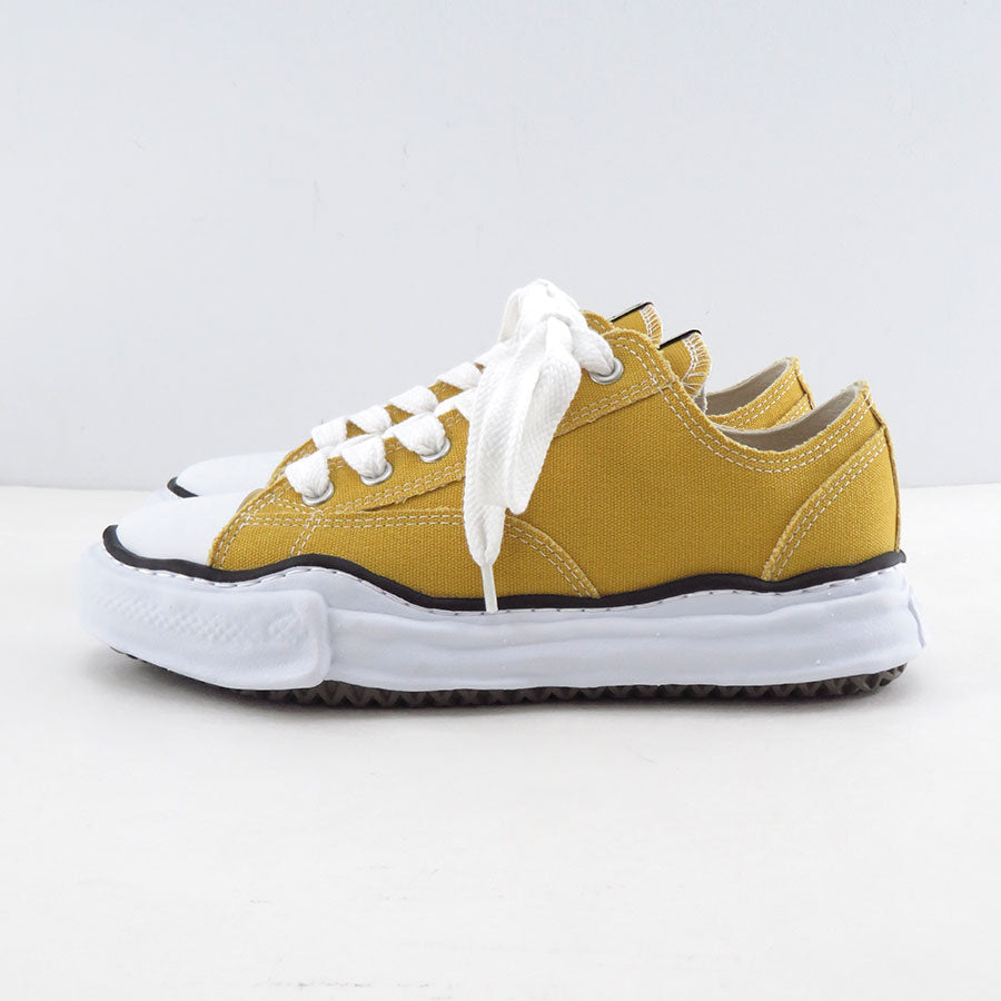 【Maison MIHARA YASUHIRO】<br>"PETERSON" OG Sole Canvas Low-top Sneaker (YELLOW) <br>A01FW702