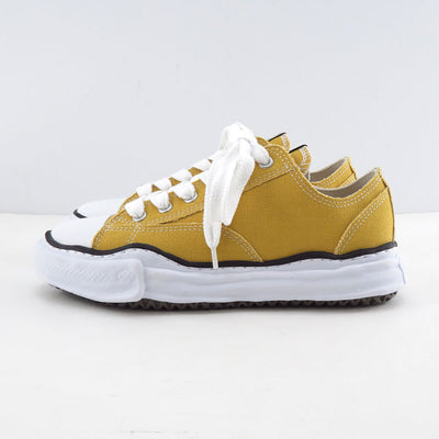 【Maison MIHARA YASUHIRO】<br>"PETERSON" OG Sole Canvas Low-top Sneaker (YELLOW) <br>A01FW702