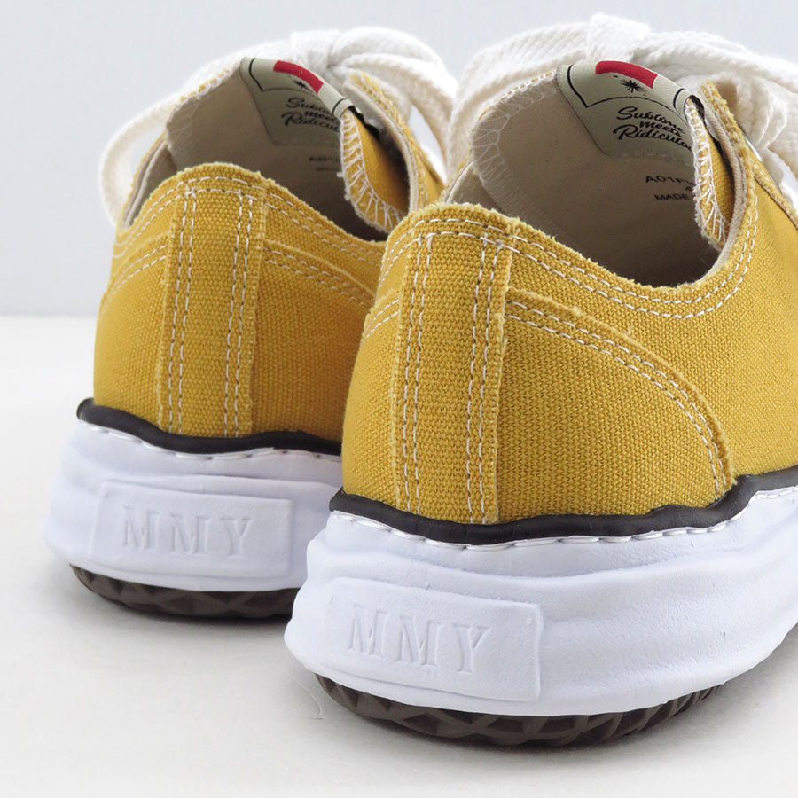 【Maison MIHARA YASUHIRO】<br>"PETERSON" OG Sole Canvas Low-top Sneaker (YELLOW) <br>A01FW702