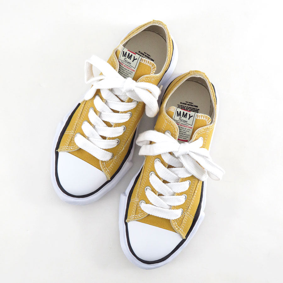 【Maison MIHARA YASUHIRO】<br>"PETERSON" OG Sole Canvas Low-top Sneaker (YELLOW) <br>A01FW702