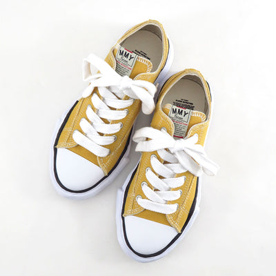 【Maison MIHARA YASUHIRO】<br>"PETERSON" OG Sole Canvas Low-top Sneaker (YELLOW) <br>A01FW702