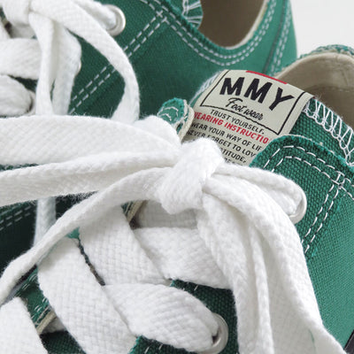 【Maison MIHARA YASUHIRO】<br>"PETERSON" OG Sole Canvas Low-top Sneaker (CL GREEN) <br>A01FW702
