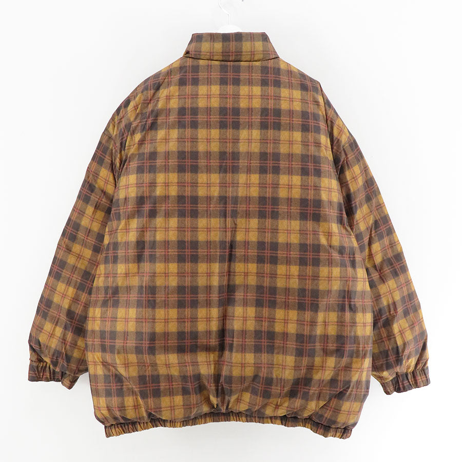 【DAIRIKU/ダイリク】<br>Check Nylon Reversible Down Jacket <br>23AWJ-3