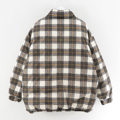 【DAIRIKU/ダイリク】<br>Check Nylon Reversible Down Jacket <br>23AWJ-3