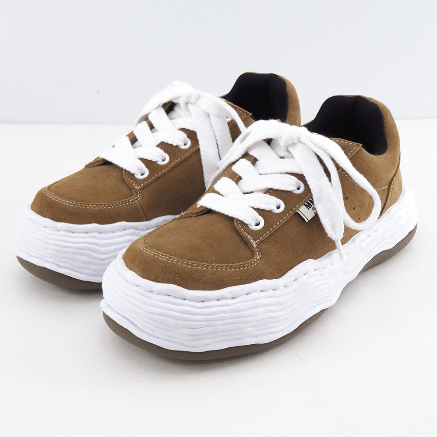 【Maison MIHARA YASUHIRO】<br>"OLIVER" OG Sole Suede Low-top Sneaker (BROWN) <br>A15FW702