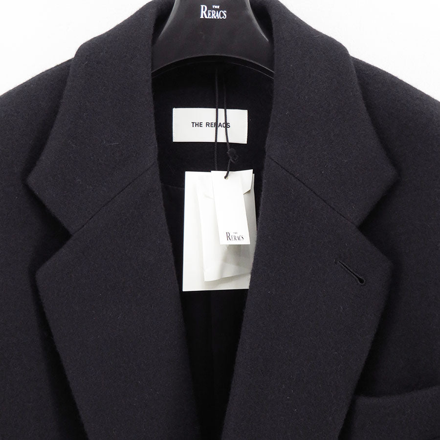 【THE RERACS/ザ・リラクス】<br>RERACS DOUBLE SHETLAND MELTON THE LOOSE CHESTER COAT <br>25FW-RECT-462-J