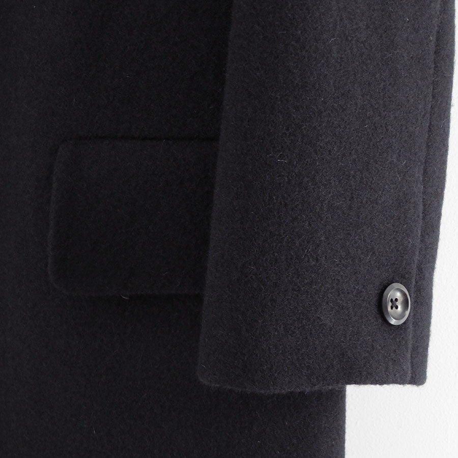 【THE RERACS/ザ・リラクス】<br>RERACS DOUBLE SHETLAND MELTON THE LOOSE CHESTER COAT <br>25FW-RECT-462-J