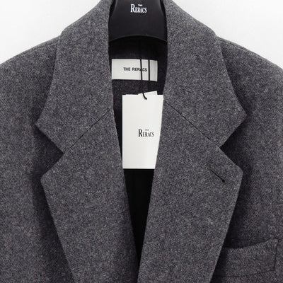 【THE RERACS/ザ・リラクス】<br>RERACS DOUBLE SHETLAND MELTON THE LOOSE CHESTER COAT <br>25FW-RECT-462-J