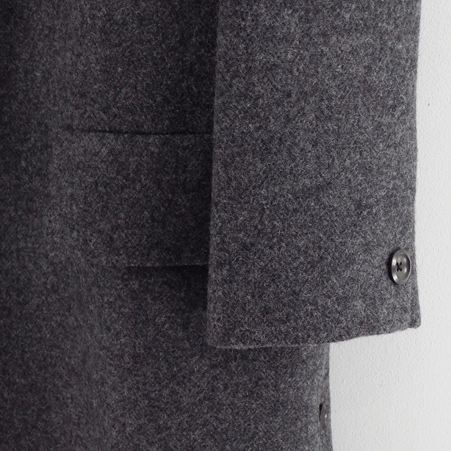 【THE RERACS/ザ・リラクス】<br>RERACS DOUBLE SHETLAND MELTON THE LOOSE CHESTER COAT <br>25FW-RECT-462-J
