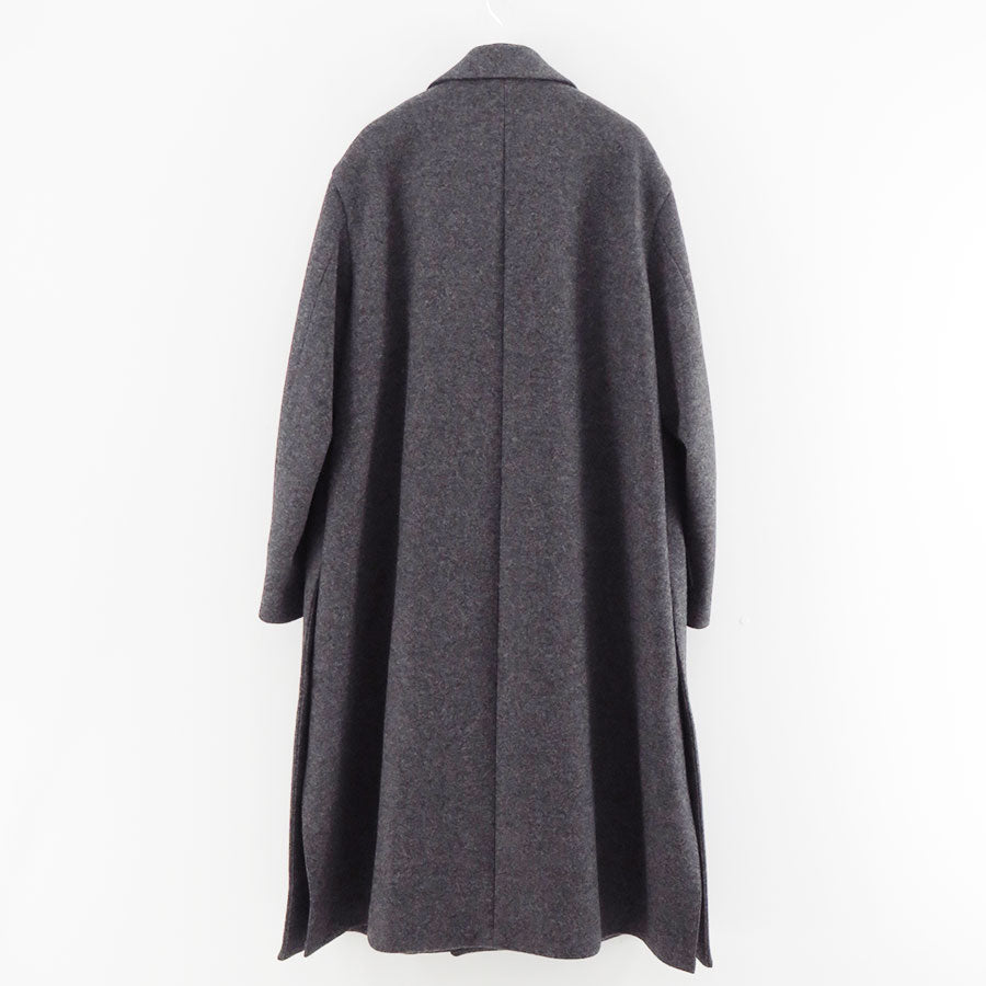 【THE RERACS/ザ・リラクス】<br>RERACS DOUBLE SHETLAND MELTON THE LOOSE CHESTER COAT <br>25FW-RECT-462-J