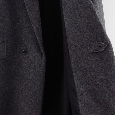 【THE RERACS/ザ・リラクス】<br>RERACS DOUBLE SHETLAND MELTON THE LOOSE CHESTER COAT <br>25FW-RECT-462-J