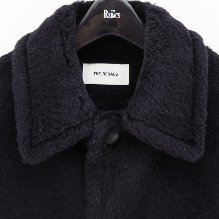 THE RERACS/ザ・リラクス】RERACS WOOL SILK BAL COLLAR BOA COAT 25FW