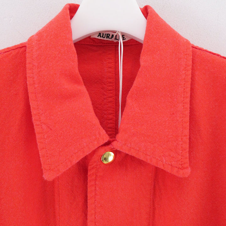 AURALEE/オーラリー】WOOL COTTON LINEN OX WORK JACKET A26SB01DOの