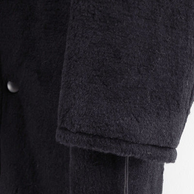 【THE RERACS/ザ・リラクス】<br>RERACS WOOL SILK BAL COLLAR BOA COAT <br>25FW-RECT-471-J