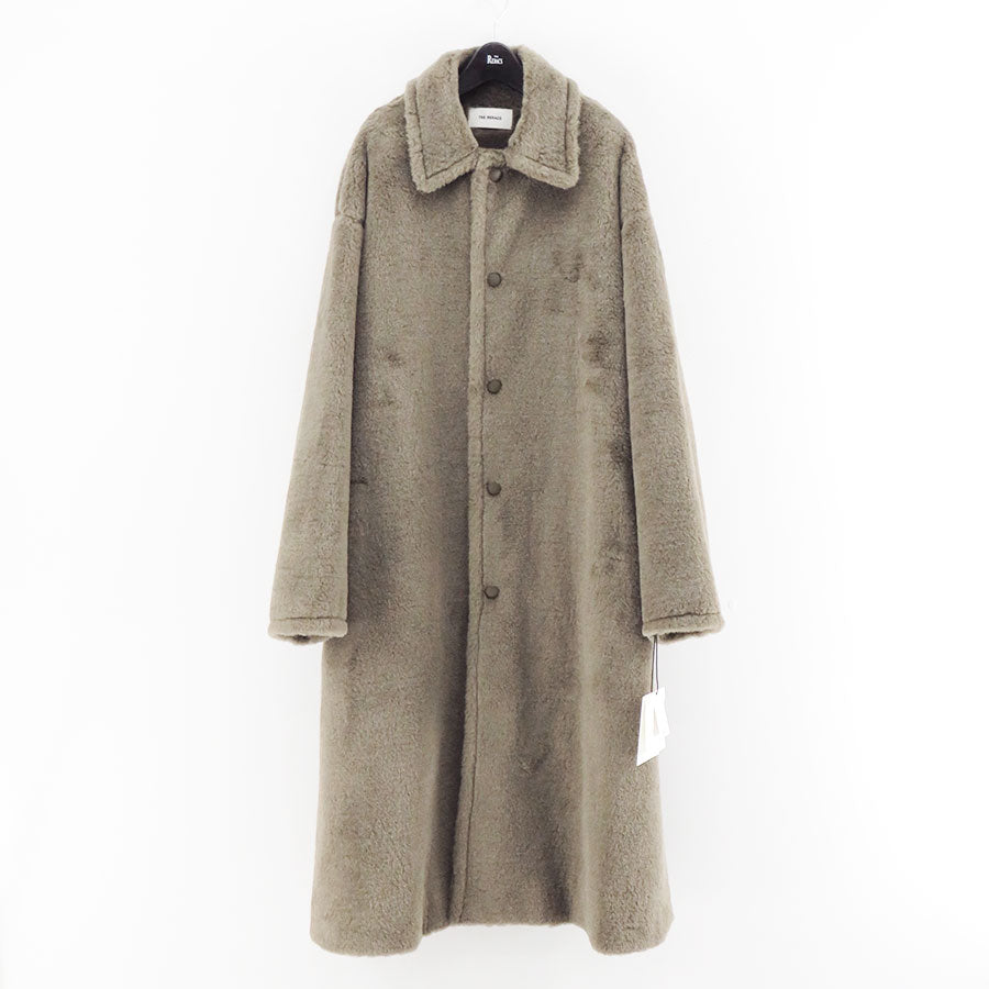【THE RERACS/ザ・リラクス】<br>RERACS WOOL SILK BAL COLLAR BOA COAT <br>25FW-RECT-471-J
