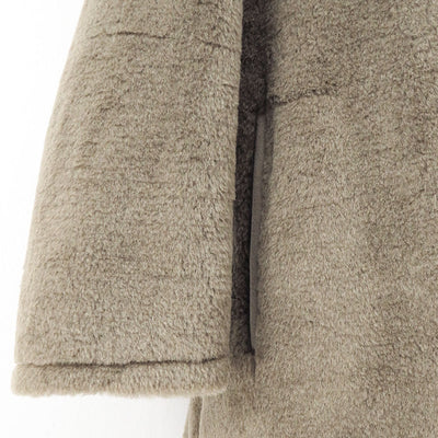 【THE RERACS/ザ・リラクス】<br>RERACS WOOL SILK BAL COLLAR BOA COAT <br>25FW-RECT-471-J