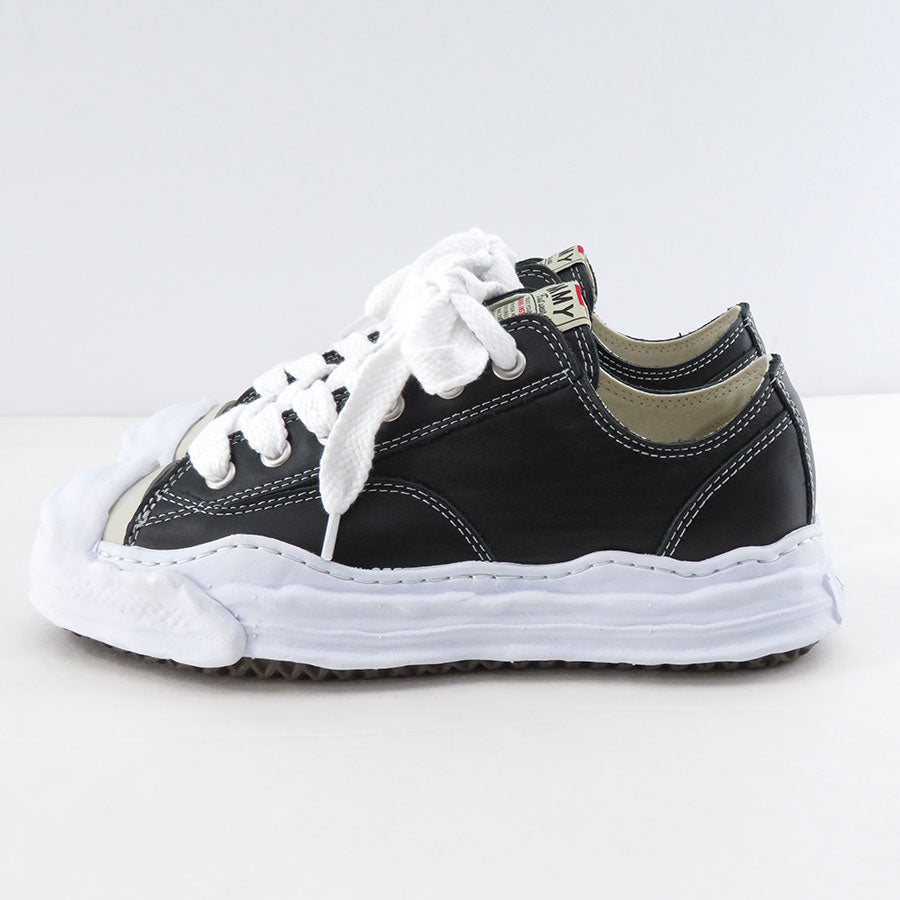 【Maison MIHARA YASUHIRO】<br> "HANK" OG Sole Leather Low-top Sneaker (BLACK)<br> A05FW704 