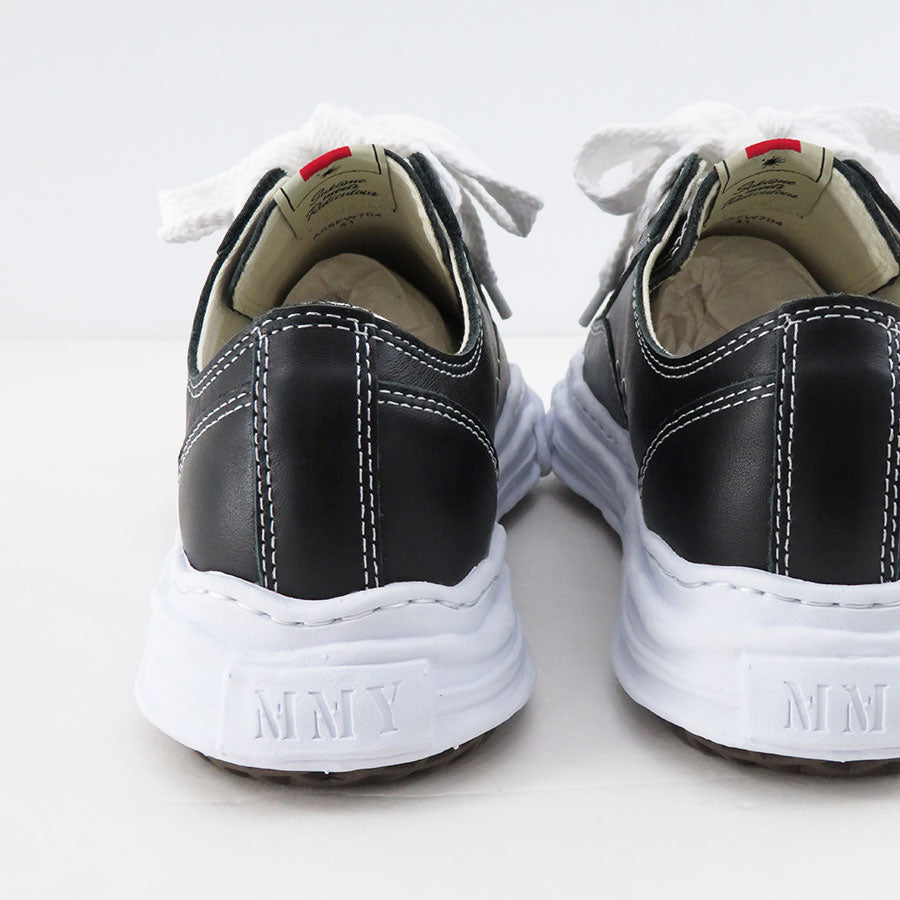 【Maison MIHARA YASUHIRO】<br>"HANK" OG Sole Leather Low-top Sneaker (BLACK) <br>A05FW704
