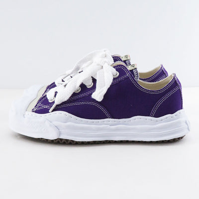 【Maison MIHARA YASUHIRO】<br>"HANK" OG Sole Canvas Low-top Sneaker (PURPLE) <br>A05FW702