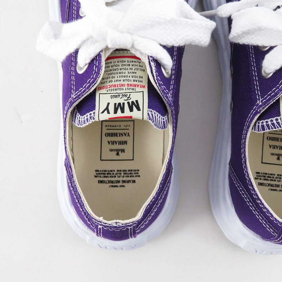 【Maison MIHARA YASUHIRO】<br>"HANK" OG Sole Canvas Low-top Sneaker (PURPLE) <br>A05FW702
