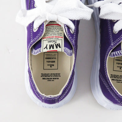 【Maison MIHARA YASUHIRO】<br>"HANK" OG Sole Canvas Low-top Sneaker (PURPLE) <br>A05FW702