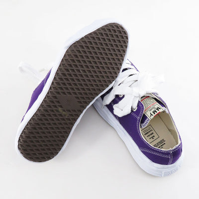 【Maison MIHARA YASUHIRO】<br>"HANK" OG Sole Canvas Low-top Sneaker (PURPLE) <br>A05FW702