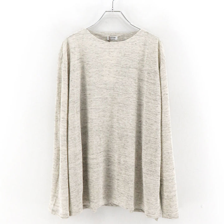 MAATEE&SONS/マーティーアンドサンズ】L/S BOAT TEE LINEN天竺 MT6103