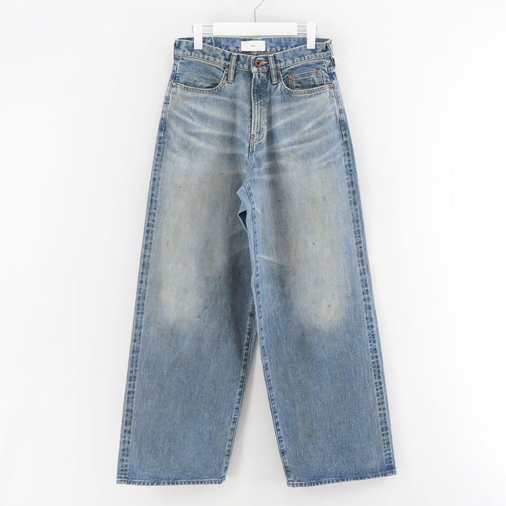 SUGARHILL/シュガーヒル】FADED MODERN DENIM PANTS WIDE CUT 25330402 SUGARHILL/シュガーヒル】FADED MODERN DENIM PANTS WIDE CUT 25330402