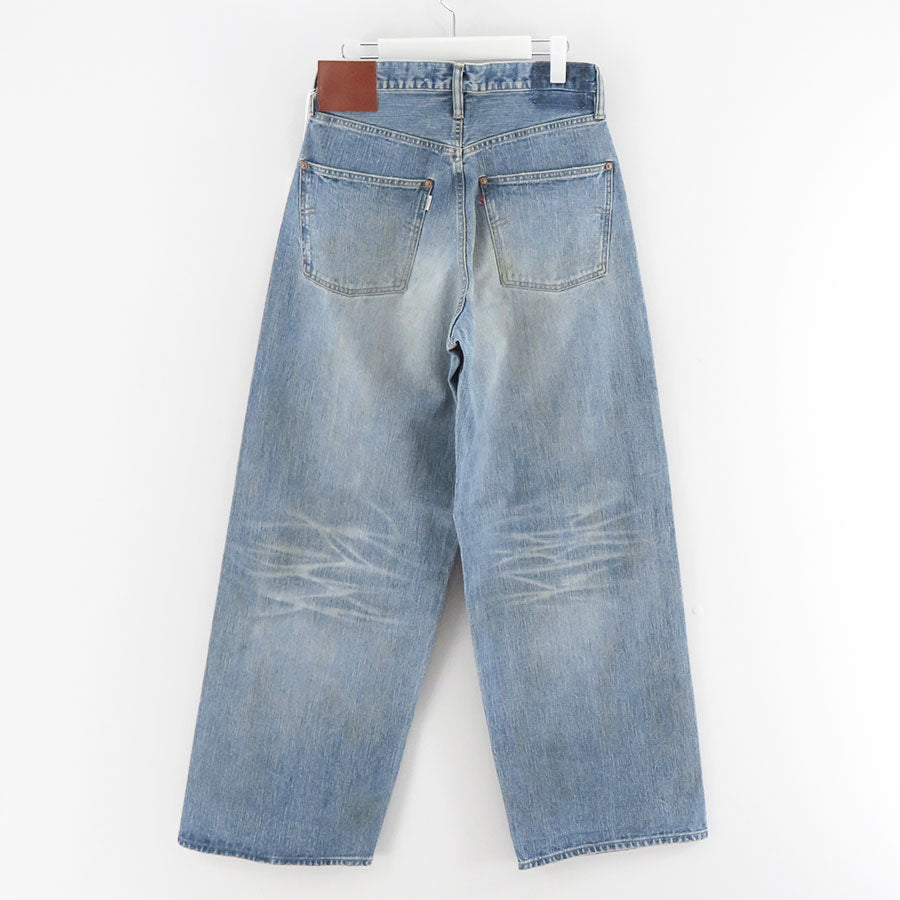 【SUGARHILL/シュガーヒル】<br>FADED MODERN DENIM PANTS WIDE CUT <br>25330402