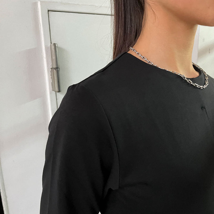PHOTOCOPIEU/フォトコピュー】DRAWSTRING DRESS (GIA) 242GIAの