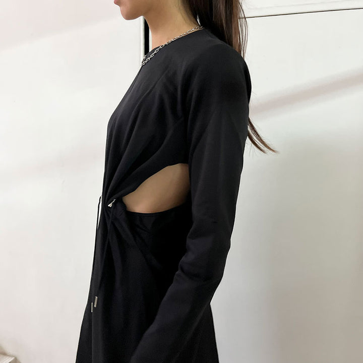 PHOTOCOPIEU/フォトコピュー】DRAWSTRING DRESS (GIA) 242GIAの