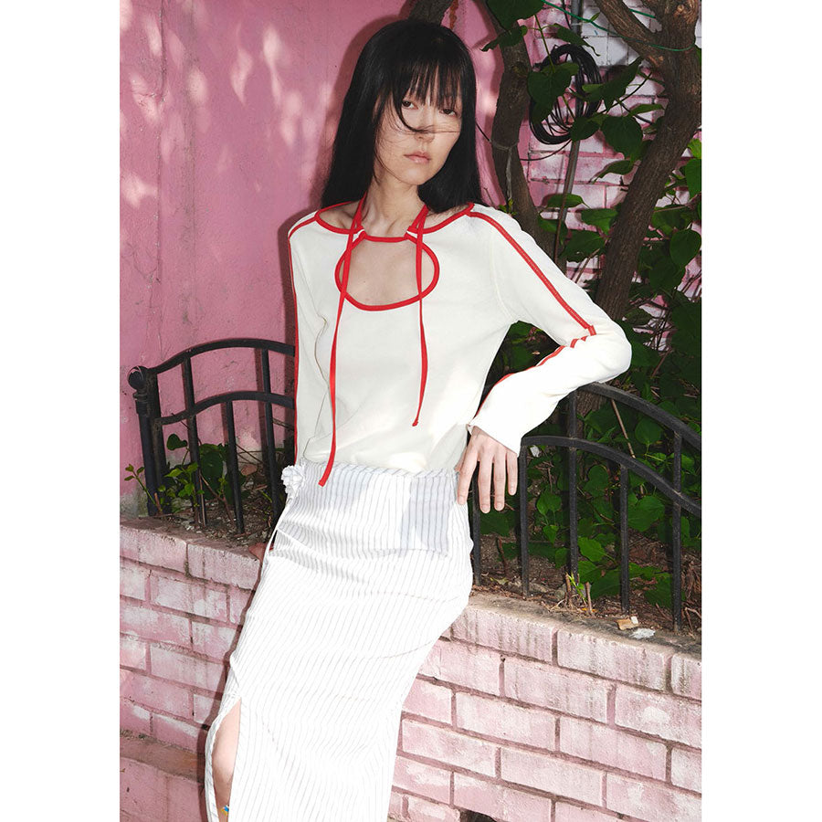 Kijun/キジュン】Cut Out Jersey Top 25PSW204の通販 「ONENESS