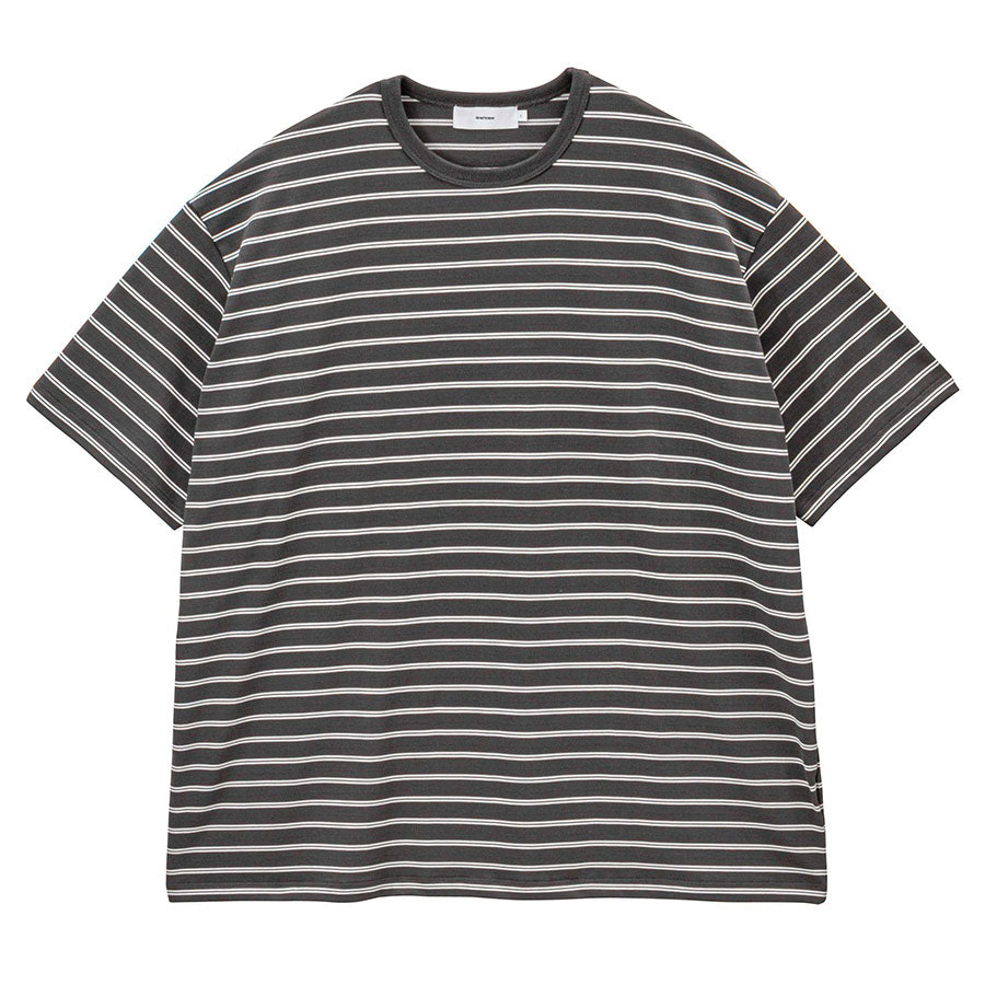 Graphpaper/グラフペーパー】Tri Spun Border S/S Tee GU261-70120Bの