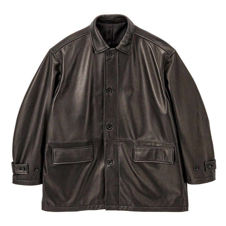 Graphpaper/グラフペーパー】Lamb Leather Car Coat GM261-10403の通販
