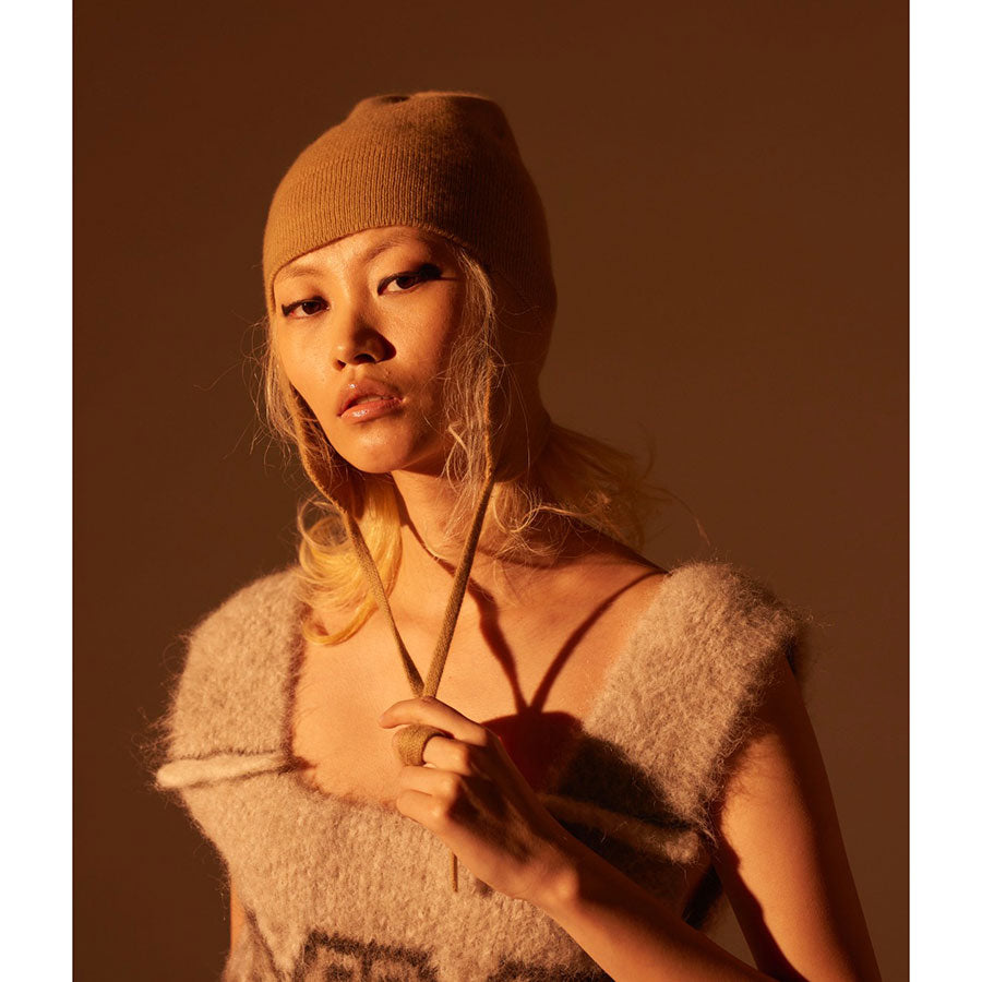 【INSCRIRE/アンスクリア】<br>Cowichan No Sleeve Sweater <br>I23AW-K12