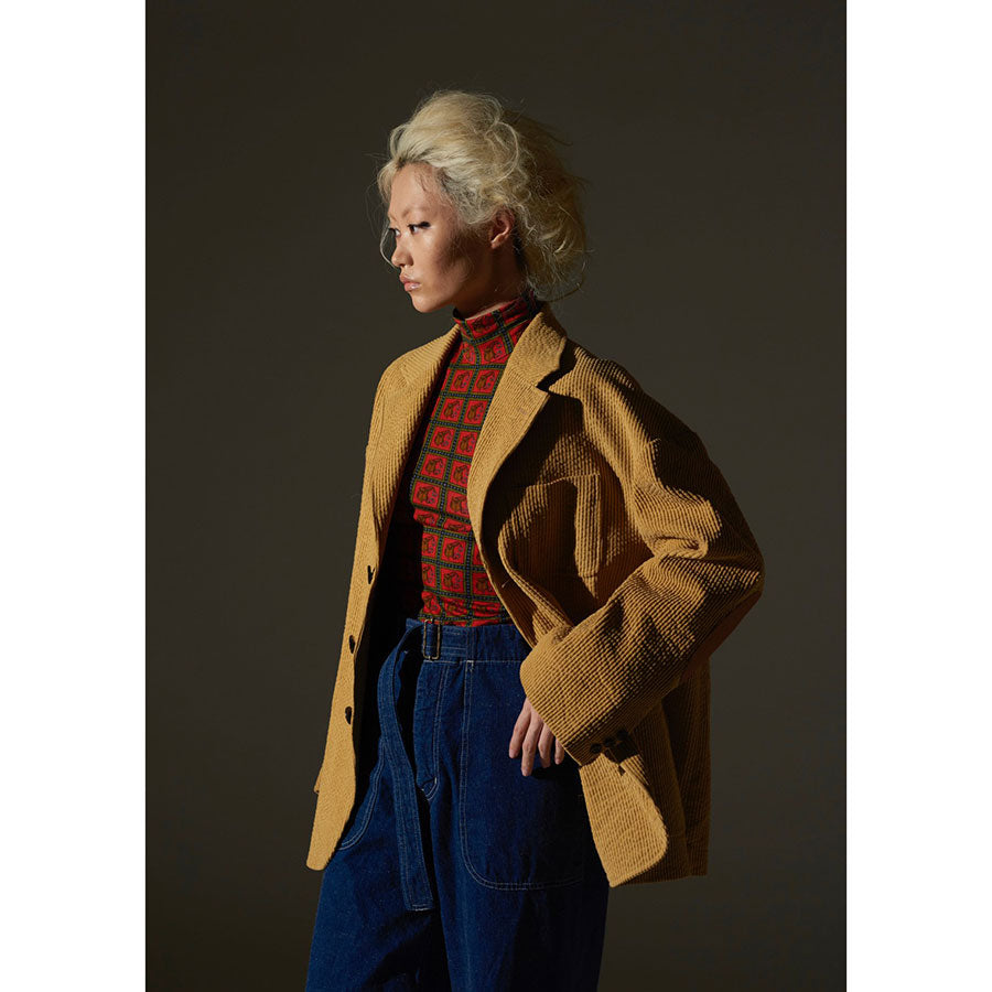 【INSCRIRE/アンスクリア】<br>Harness Jersey Turtle Neck <br>I23AW-CUT6