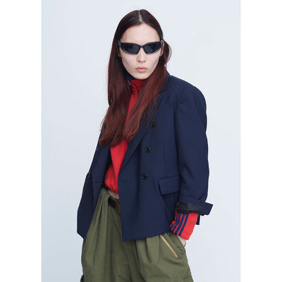 【INSCRIRE/アンスクリア】<br>Fleece Tight Fit Track Jacket <br>I25AW-BC119