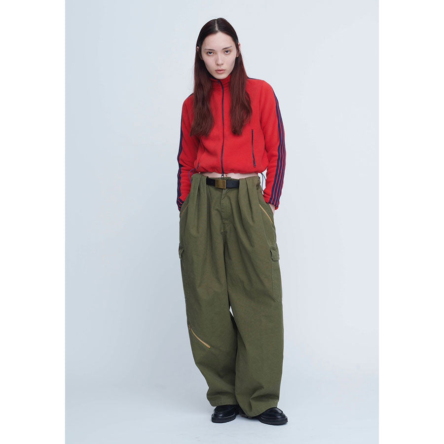 【INSCRIRE/アンスクリア】<br>Fleece Tight Fit Track Jacket <br>I25AW-BC119