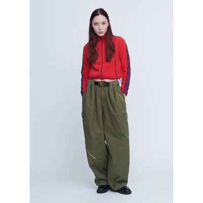 【INSCRIRE/アンスクリア】<br>Fleece Tight Fit Track Jacket <br>I25AW-BC119