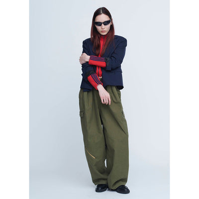 【INSCRIRE/アンスクリア】<br>Fleece Tight Fit Track Jacket <br>I25AW-BC119