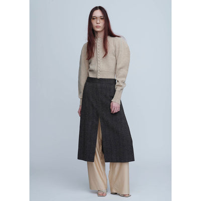 【INSCRIRE/アンスクリア】<br>Shoulder Cardigan <br>I24AW-K15