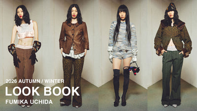 FLUMIKA UCHIDA フミカウチダ ベージュ ビブ FUMIKA UCHIDA (フミカウチダ) 2026AW LOOK BOOK / 2026秋冬ルック