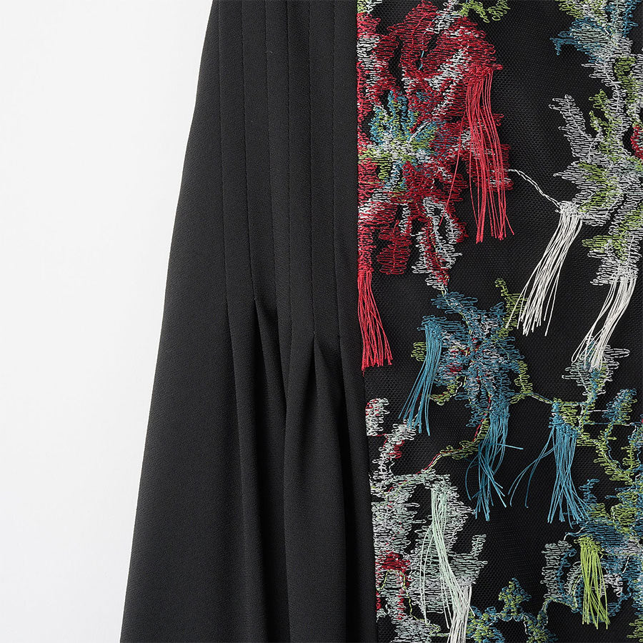 【MURRAL/ミューラル】<br>Floating flower lace skirt <br>241-0905