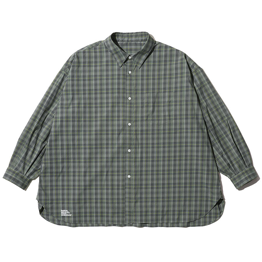 FreshService/フレッシュサービス】MADRAS DRY TECH REGULAR COLLAR