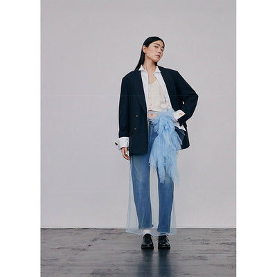 【MARGE/マージ】<br>Double cuffs oversized shirt <br>1007-0120-337