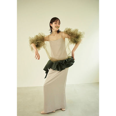 【MARGE/マージ】<br>Tulle decorative sleeve p/o <br>1006-0102-254