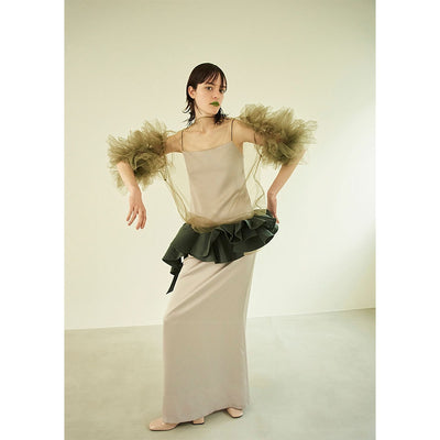 【MARGE/マージ】<br>Tulle decorative sleeve p/o <br>1006-0102-254
