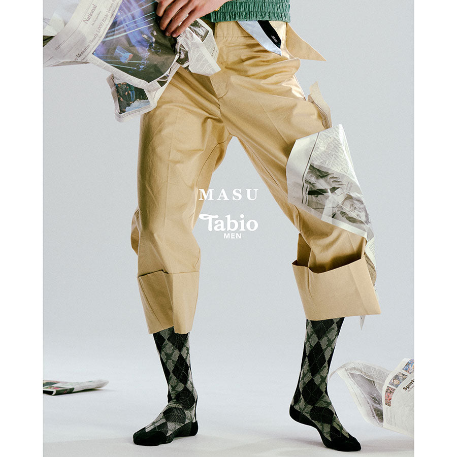M A S U/エムエーエスユー】“MASU X TABIO” ANGEL ARGYLE SOCKS
